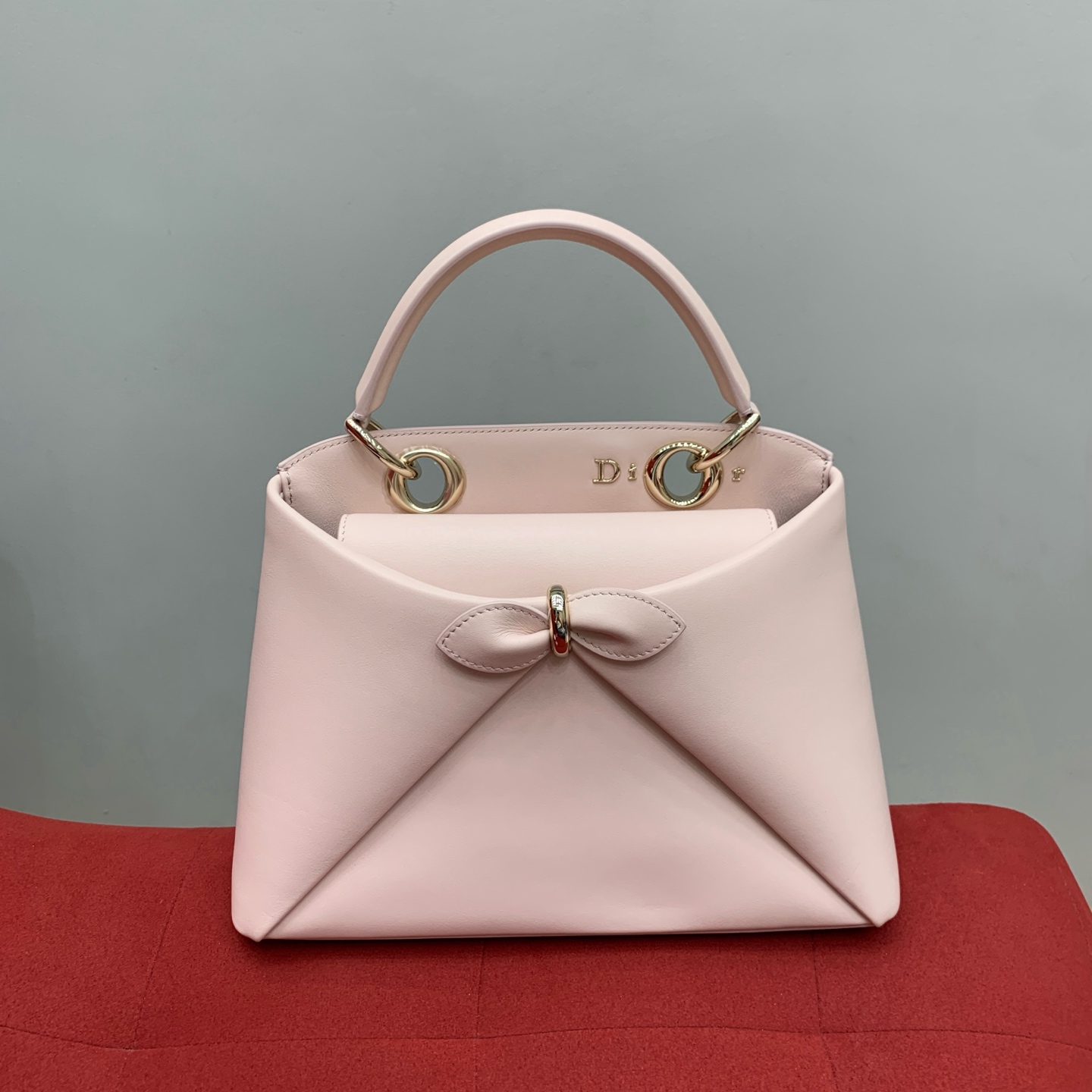 dior cigale geometric fold top handle shoulder bag